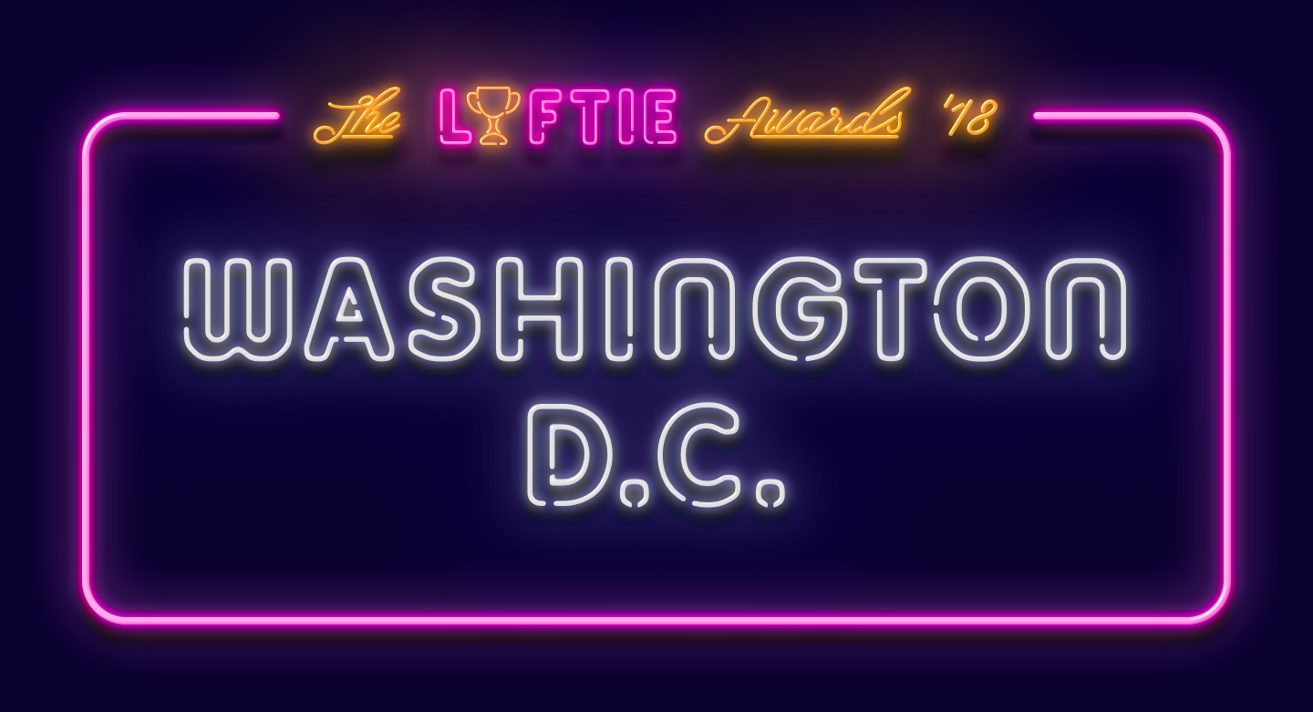 The Lyftie Awards 2018 Washington DC